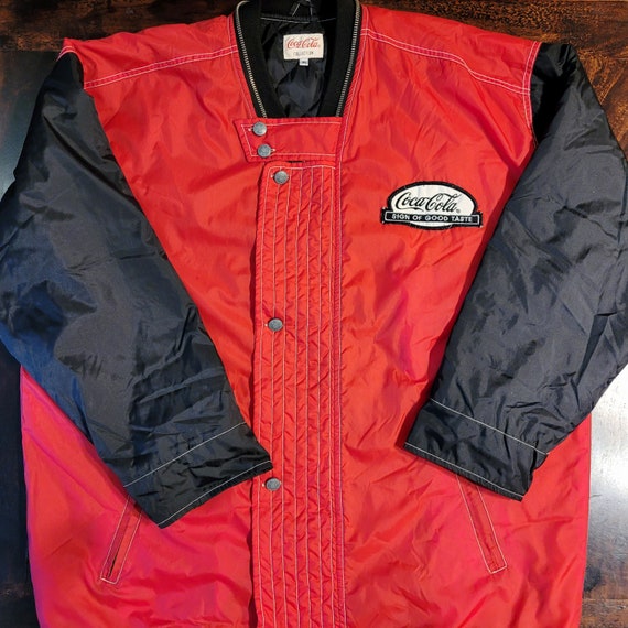 Vintage 1995 Coca-cola Oversized Jacket - Etsy Vintage 1995 Coca-cola Oversized Jacket - Etsy