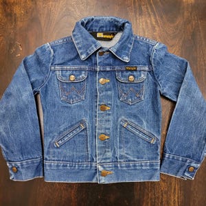 Vintage Kids Wrangler Denim Jacket 6-8y