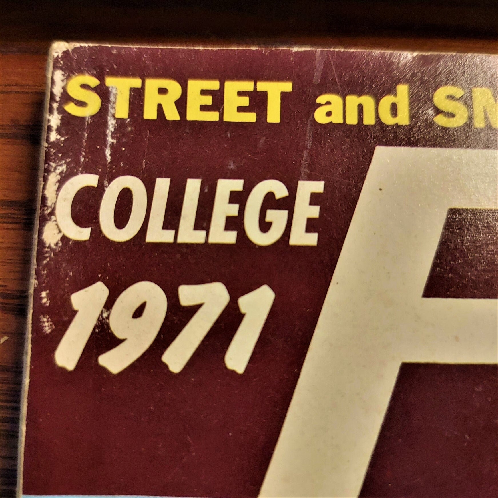 Street and Smiths Official Yearbook College 1971 Football