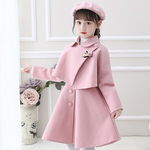 Little Kids Girls' Adorable Daily Pink Red Plain Cute Coat - Etsy