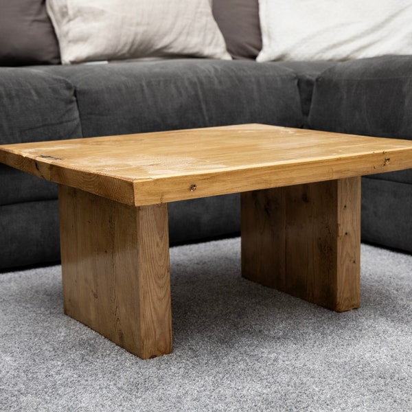 Table basse rustique / table basse en bois vintage / table en bois de récupération