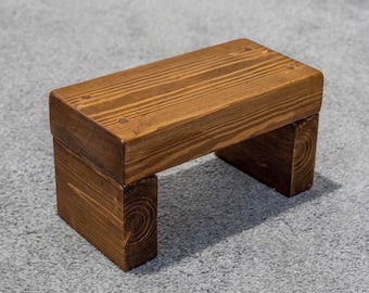Rustic Farmhouse Style Stepping Stool | Pet | Children