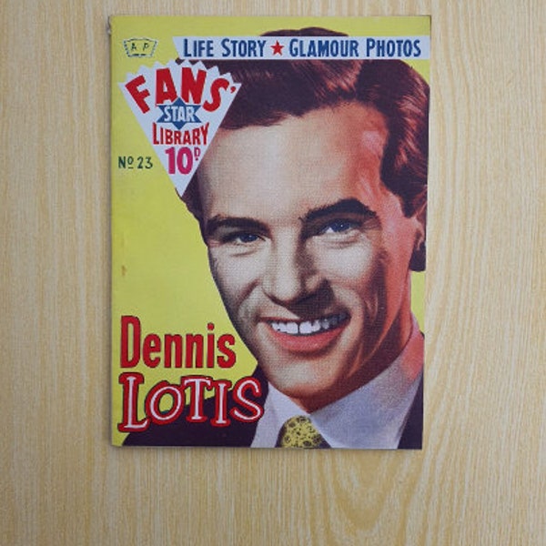 Dennis Lotis - Fans' Star Library Magazine 1959 - Issue 23