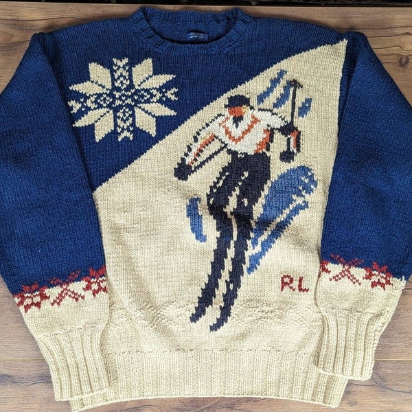 Vintage Ralph Lauren long sleeve ski top