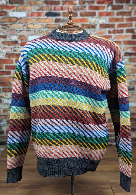 Vintage Norly Knitwear Wool Sweater Made in Yorksh