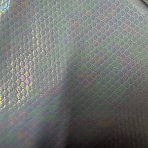 Shell Mermaid 4 Way Nylon Spandex Little Illusion Foil fabric | Spandex Palace