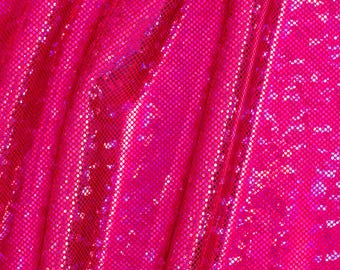 Shatter Glass Hologram  4 Way Stretch Nylon Spandex Fabric| Spandex Palace