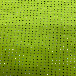 Rhinestones Four Way Stretch Polyester Spandex Tricot Fabric | Spandex Palace