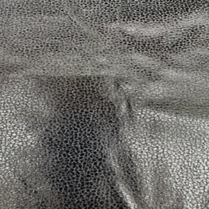 Nylon Spandex Tricot Fabric with Cobble Stone Foil | Spandex Palace