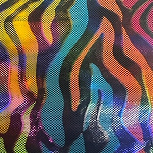 Fantastic Fever Stretch Polyester Spandex Foil Fabric | Spandex palace