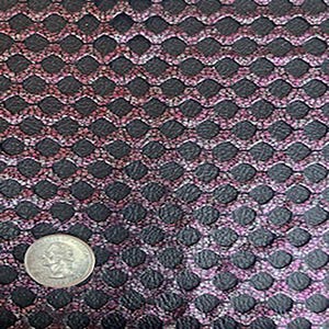 Diamond Fish Net Two Tone Foil Fabric | Spandex Palace