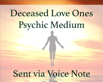 May include: A silhouette of a person with arms outstretched against a sunset sky with the text "Deceased Love Ones Psychic Medium Sent via Voice Note with Andre Zen" in a white box.