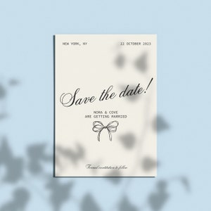 Bearbeitbare handgezeichnete Hochzeit speichern die Daten Vorlagensatz, Vintage Style Illustration, Französischer Gartenstil, Digitaler Download | 30