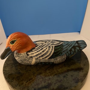 Painted wood duck multi colored. 5.0 (71)