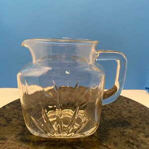 Vintage federal glass star pitcher