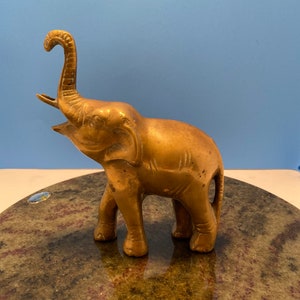 Vintage brass elephant.