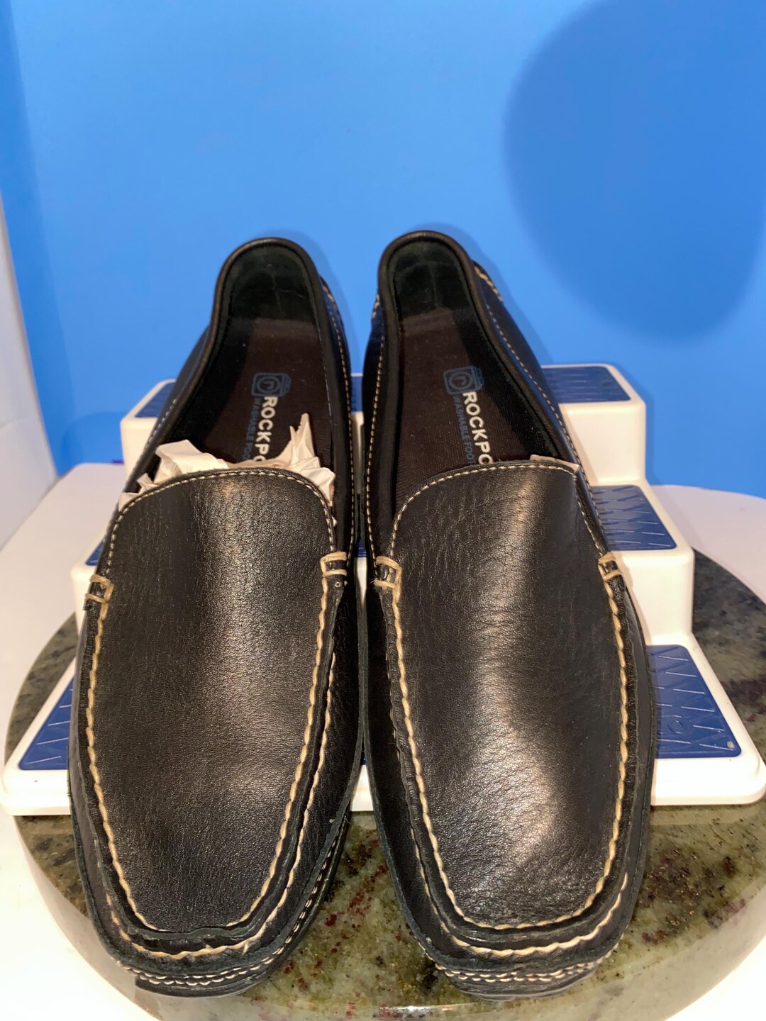 Rockport men black leather driving shoes, size 9 Rockport | Shoes | Rockport Men Black Leather Driving Shoes  main image 3