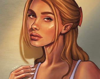 Elain Archeron Art Print