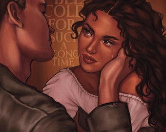 Alchemised Kaine & Helena “Life Has Been Cold For Such a Long Time” Art Print
