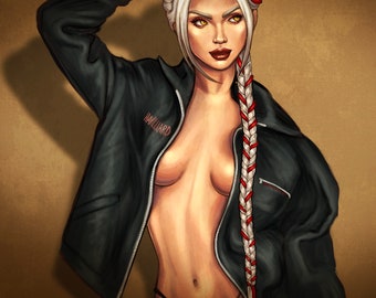 Manon Blackbeak Art Print