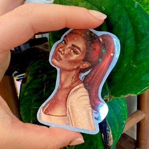 Bryce Sparkly Holographic Sticker