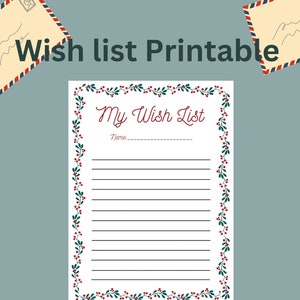 Lista de deseos navideños