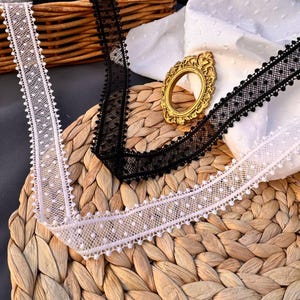 Venetian lace trim
Lace ribbon for crafts
Classic lace trim
Elegant lace edging