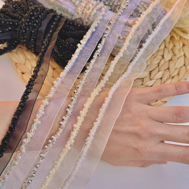 Pearl Beaded Trim - Etsy