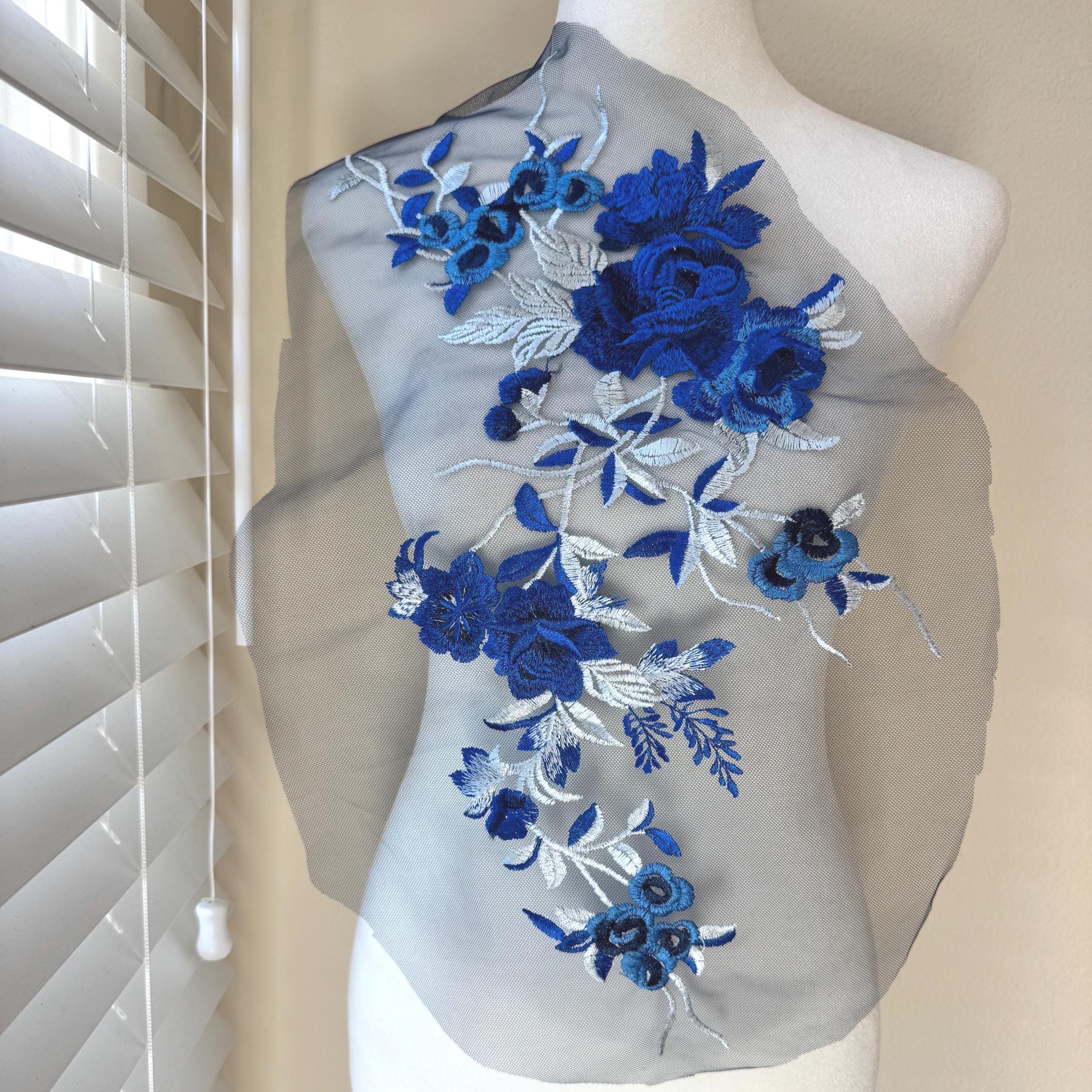 Blue Broderie Dress - Etsy Canada