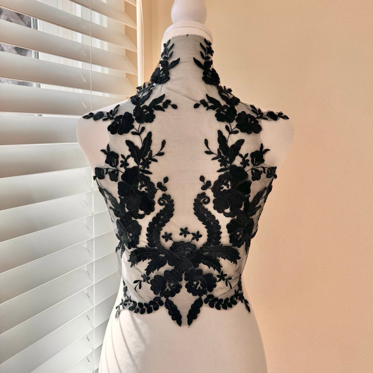 white christmas dresses Kate Gown – Floral Embroidered Wedding Dresses with Pockets & Lace‐Up Back Ivory / 12 main image 1