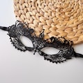 Black Lace Face Mask For Party, Gold and Silver Halloween, Masquerade