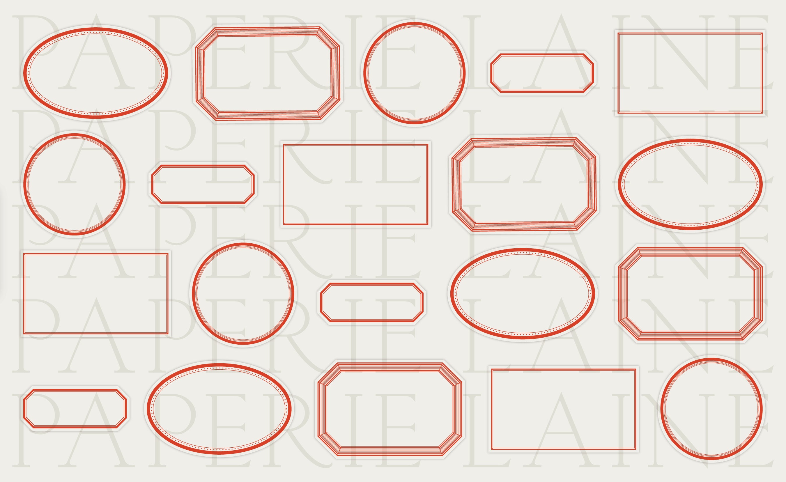 Digital Download Labels / Printable Vintage-style Blank Labels ...