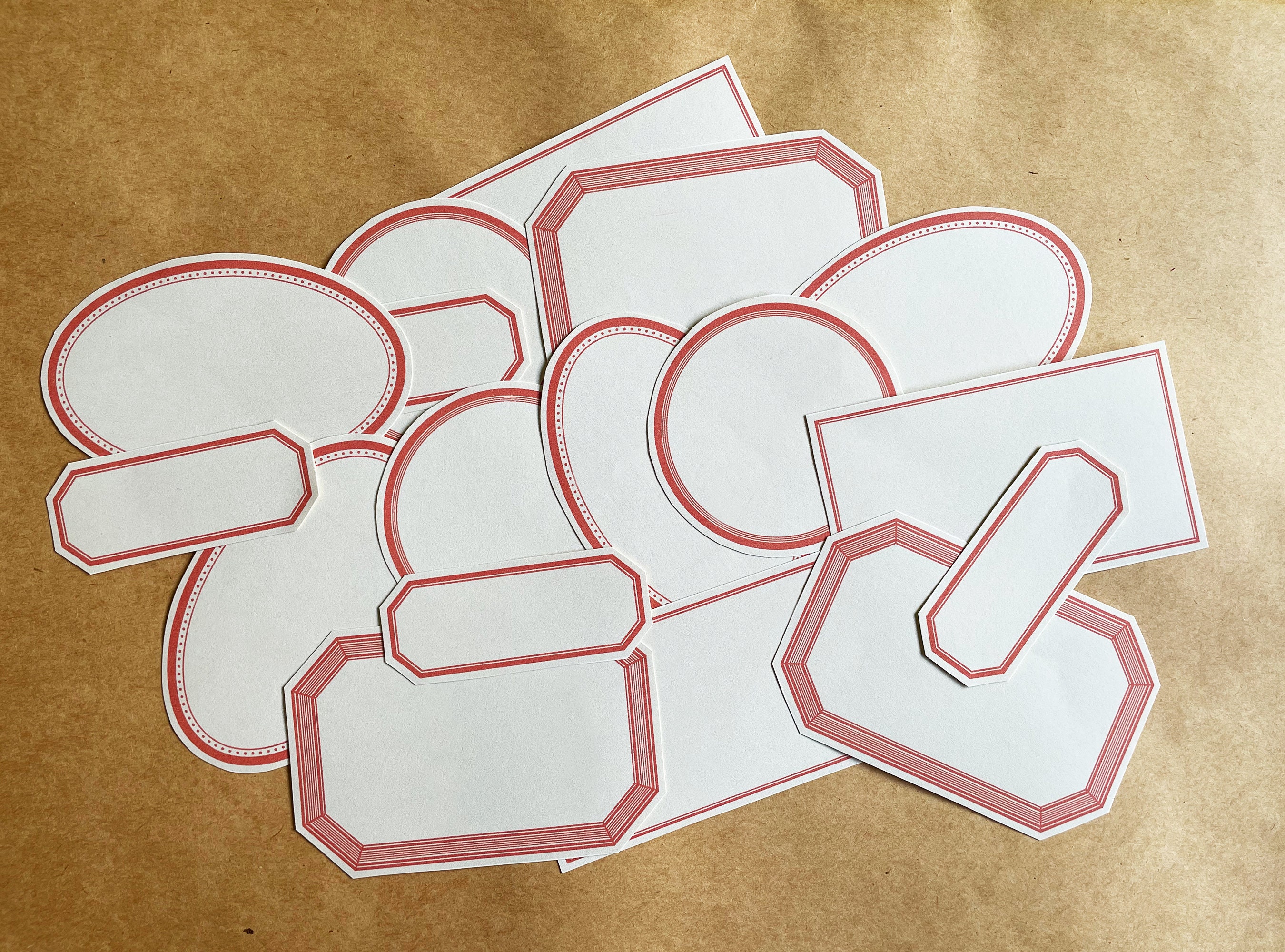 Digital Download Labels / Printable Vintage-style Blank Labels ...