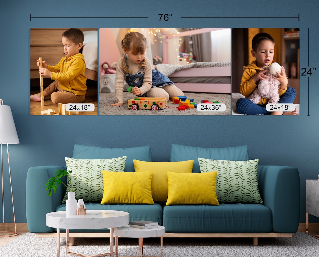 Turn Your Favorite Photos Into Beautiful 3-panel Canvas Wall Art Transform  Your Home Decor With Personalized Wall Display Canvas Prints 