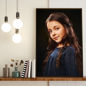Personalized Portrait Painting From Your  Photo Transform Your Precious Memories with a Personalized Kids Portrait - kids painting