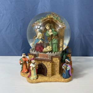 Hand painted cold cast resin sculpture