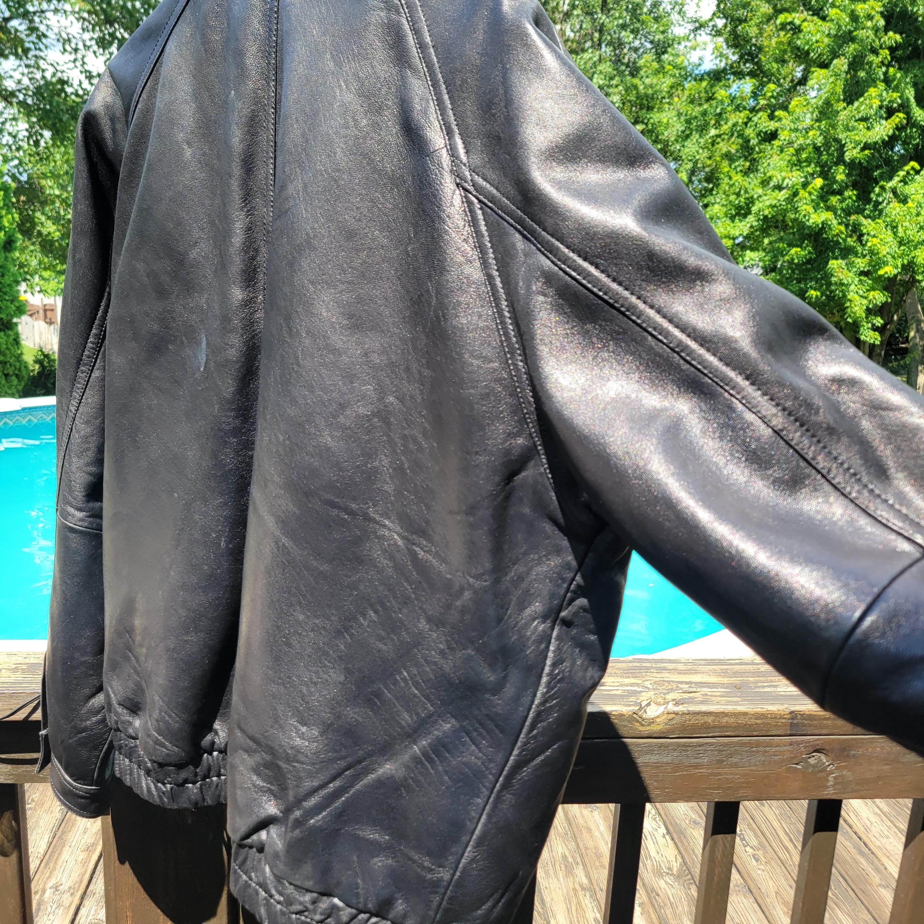 Vintage Knoles and Carter Mens Lamb Skin Leather XL - Etsy