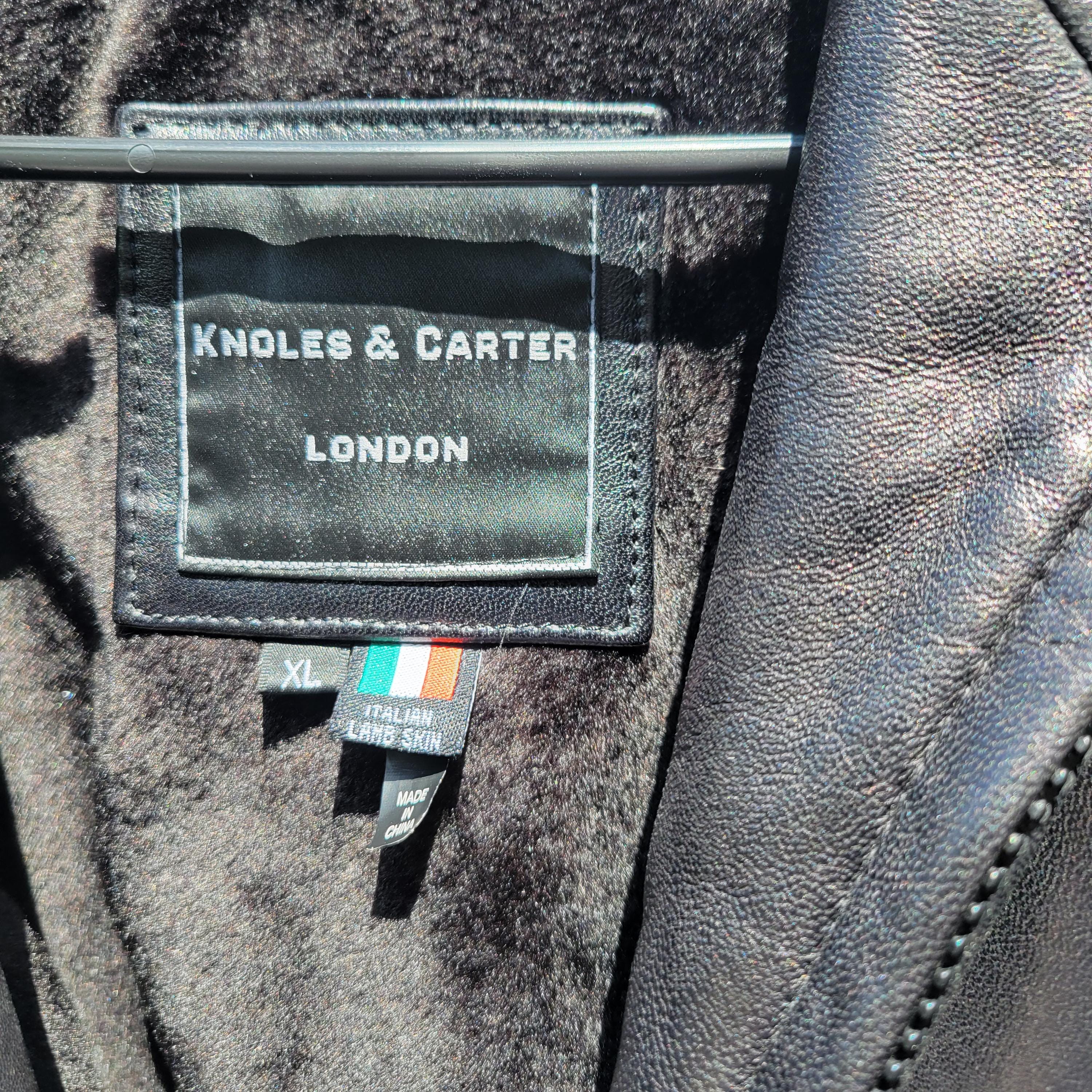 Vintage Knoles and Carter Mens Lamb Skin Leather XL - Etsy