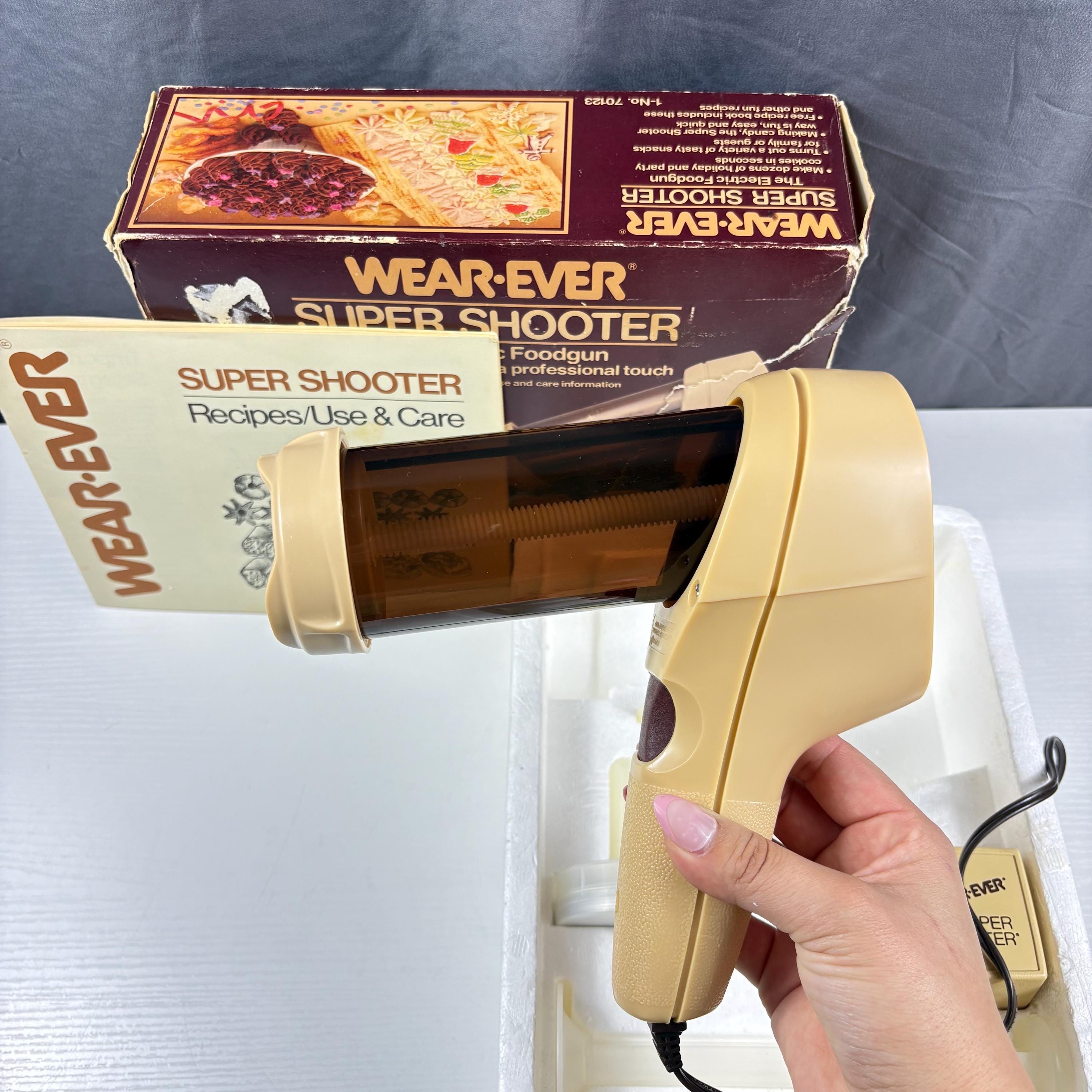 WORKS Wear-ever Super Shooter 70123 Electric Foodgun Cookie Press