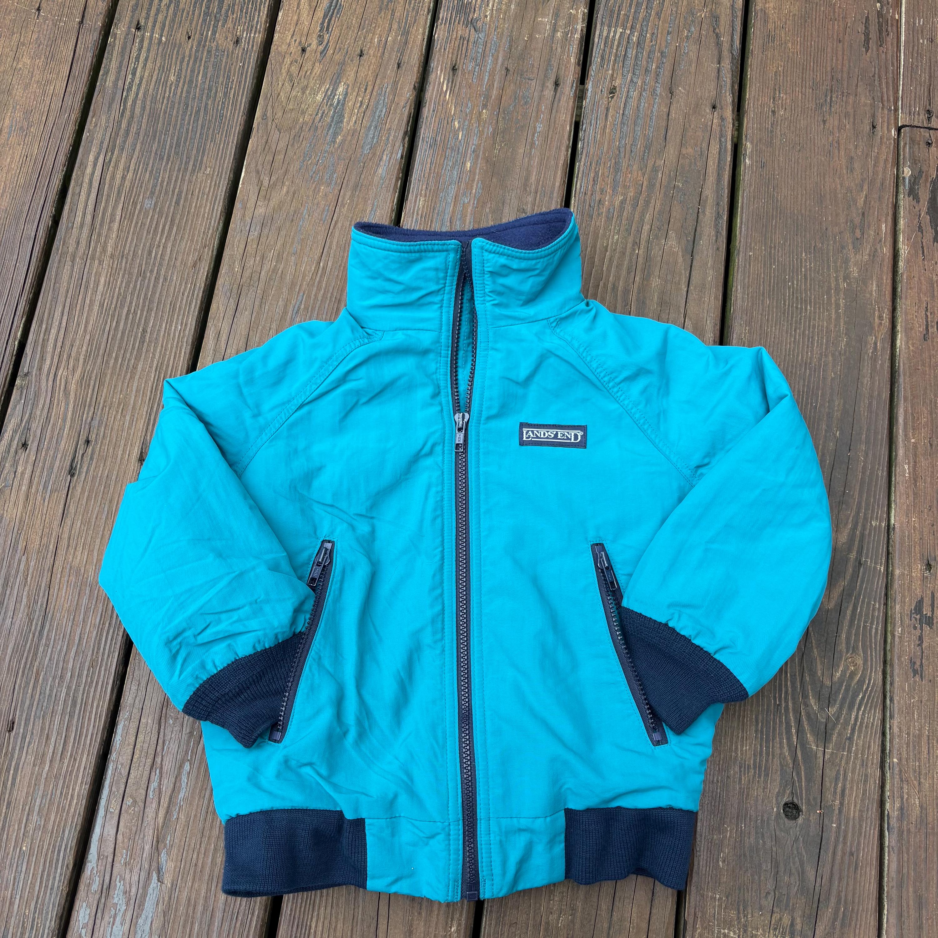 90s Lands End Jacket - Etsy
