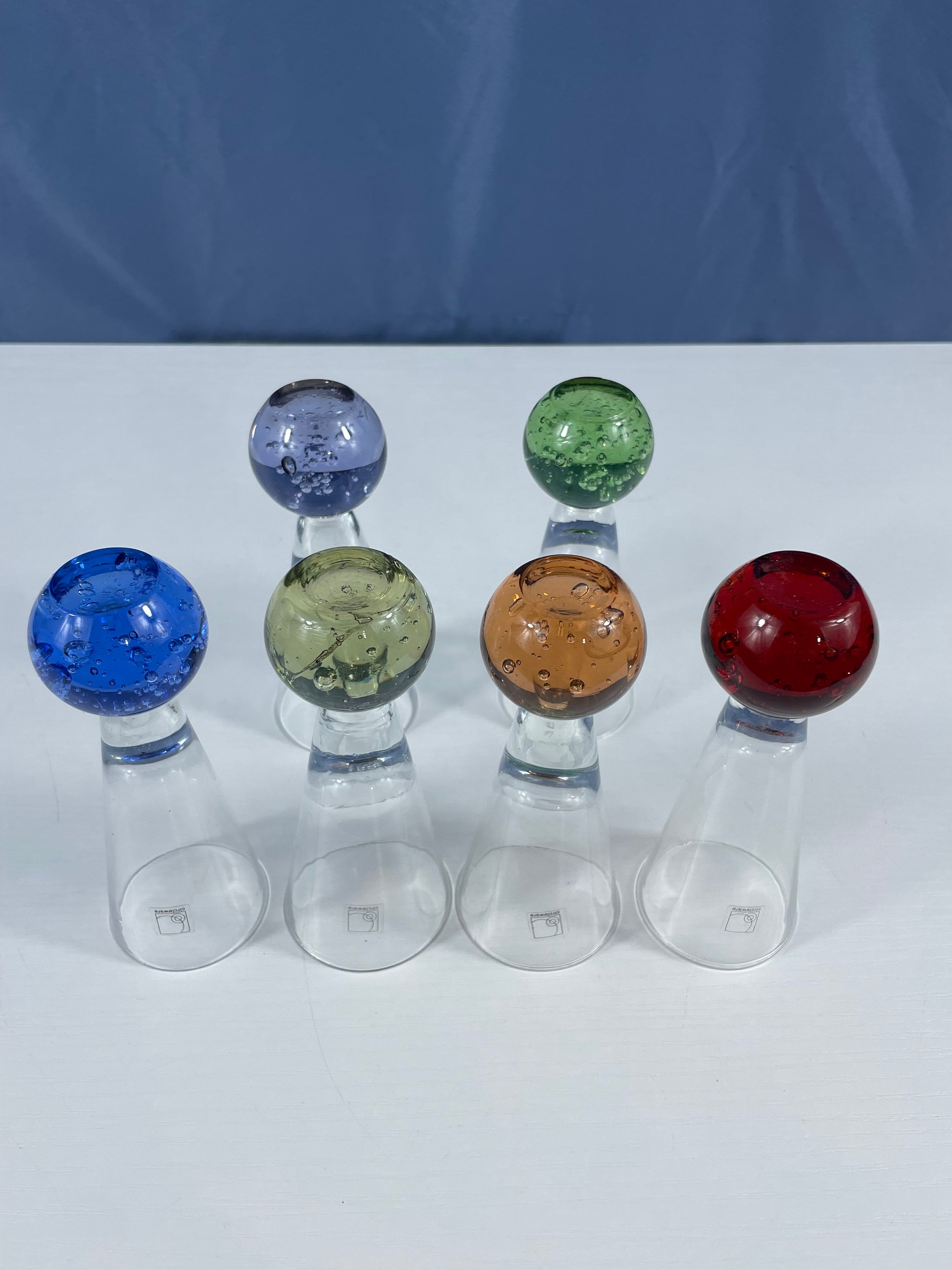 Fireball Shotclass CIRCLEWARE Fireball Shot Glasses Set of 6 - Etsy