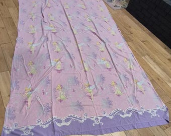 Vintage Disney  Tinkerbell flat sheet..