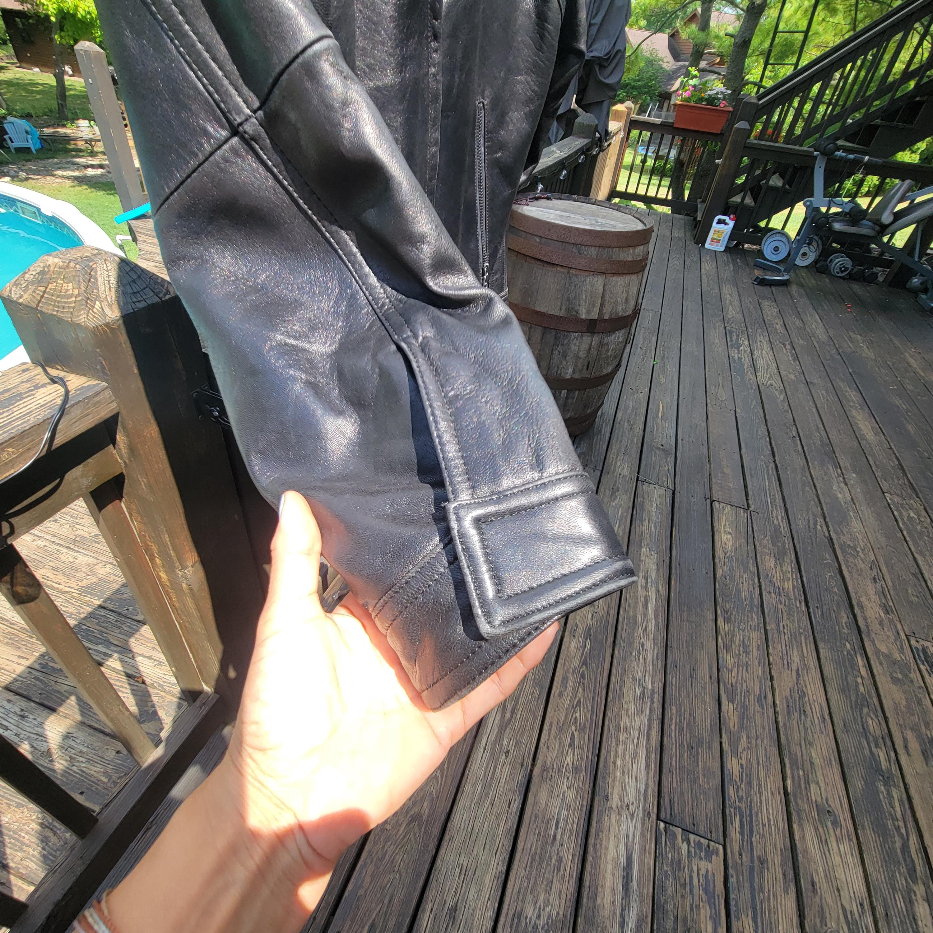 Vintage Knoles and Carter Mens Lamb Skin Leather XL - Etsy