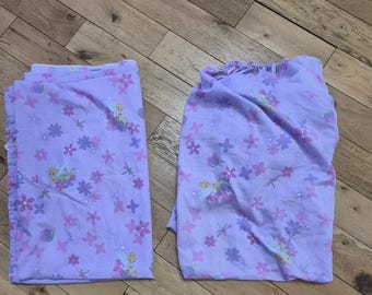 Vintage Tinkerbell Twin Sheet set ...Made in the USA