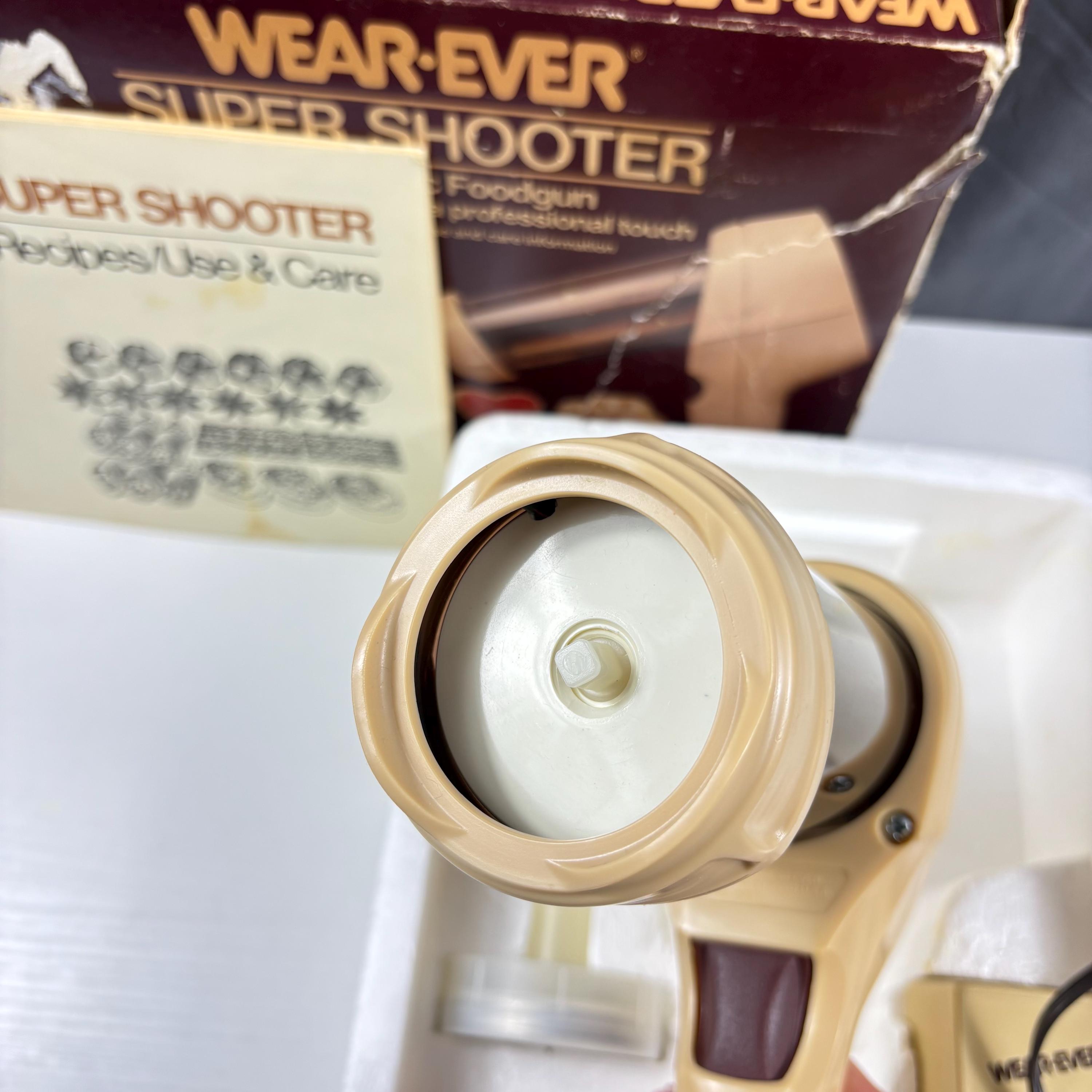 WORKS Wear-ever Super Shooter 70123 Electric Foodgun Cookie Press