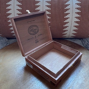 Empty cigar box
