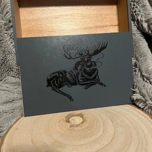 Empty cigar box 10x7x3