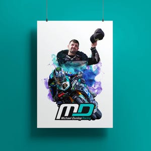 Michael Dunlop Road Racing Poster