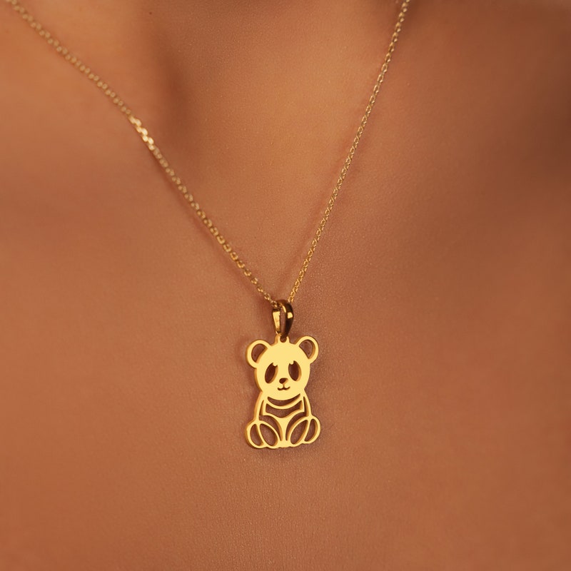Panda Necklace - Etsy