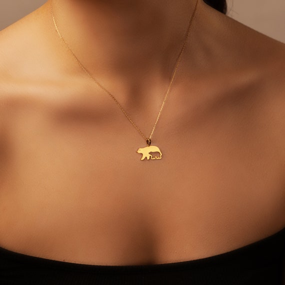 Mama Bear Charm Gold-plated Sterling Silver Mama Bear Charm Gold-plated Sterling Silver